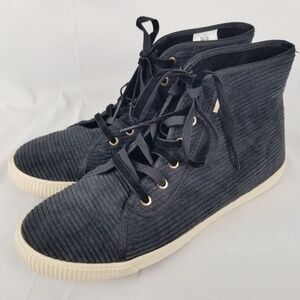 TOMS-  Women’s Sz.6.5 Camarillo Corduroy Hi Top Athletic Shoes 10012417 NWOT